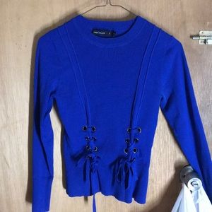 Perfect blue knit sweater !